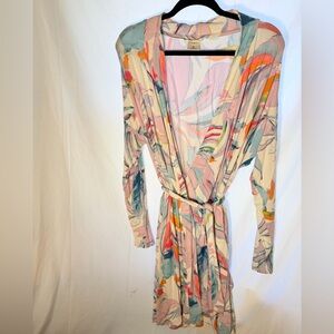 Soma XL Multicolor Abstract Print Robe